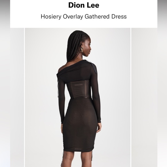 DION LEE HOISERY GATHER DRESS ORG. $1,535 ( read description) - Picture 5 of 9